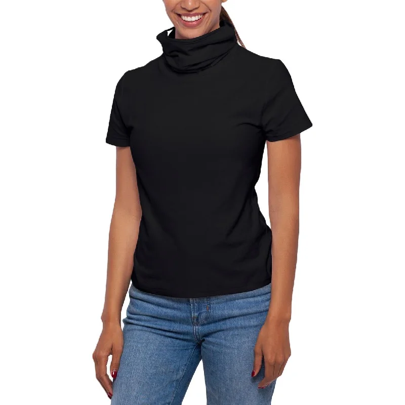 B&A by Betsy and Adam Womens Short Sleeve Attached Mask T-Shirt