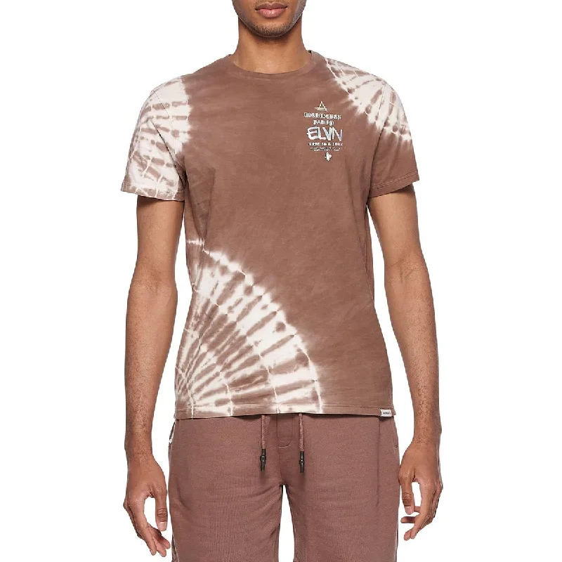 Eleven Paris Mens Tie-Dye Graphic T-Shirt