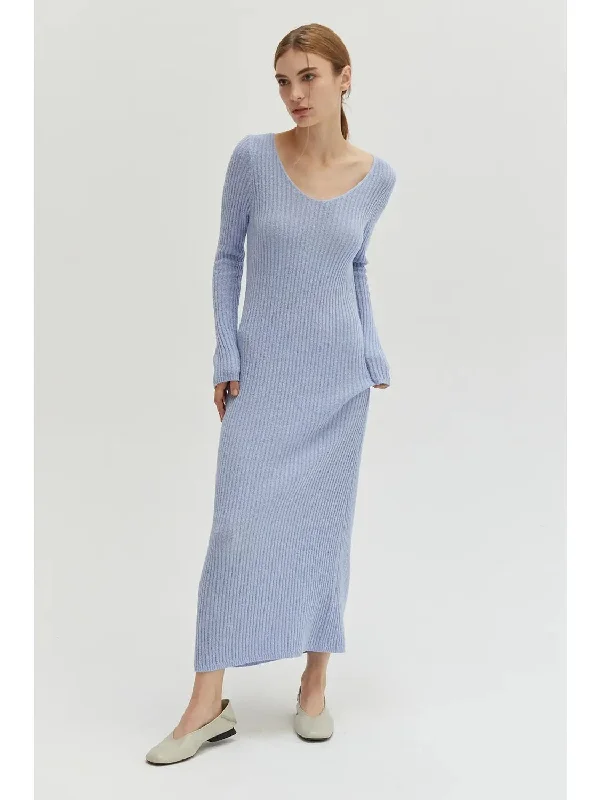 Jolene Textured Rib Sweater Dress