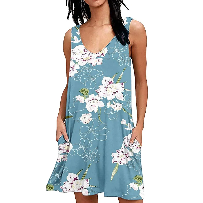 Women's Summer Casual T-Shirt Dress