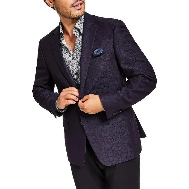 Alfani Mens Slim Fit Suit Separate Two-Button Blazer