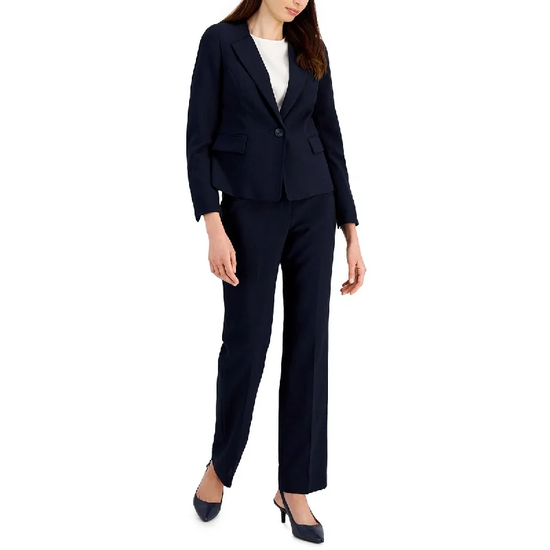 Le Suit Womens Office Business One-Button Blazer