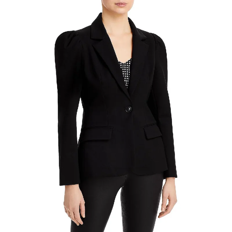 Lucy Paris Womens Brook Business Office One-Button Blazer