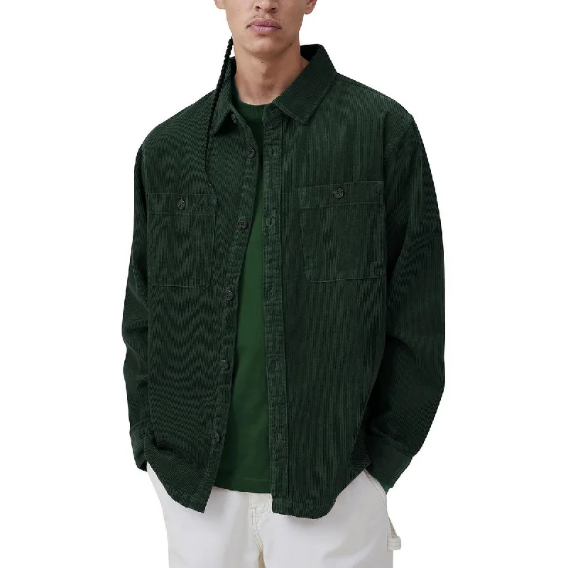 Cotton On Mens Corduroy Heavy Shirt Jacket