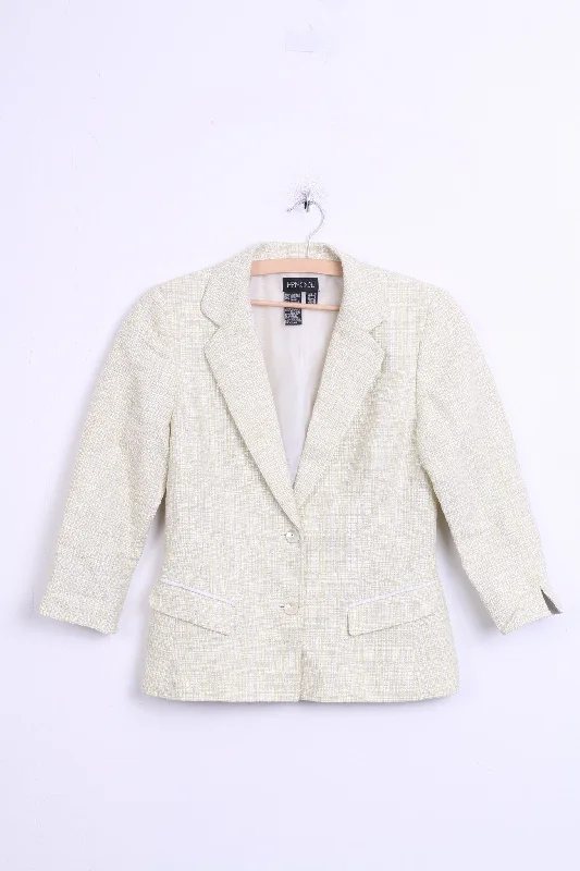 Episode Womens 8 S Set Blazer and Dress Light Green Wool