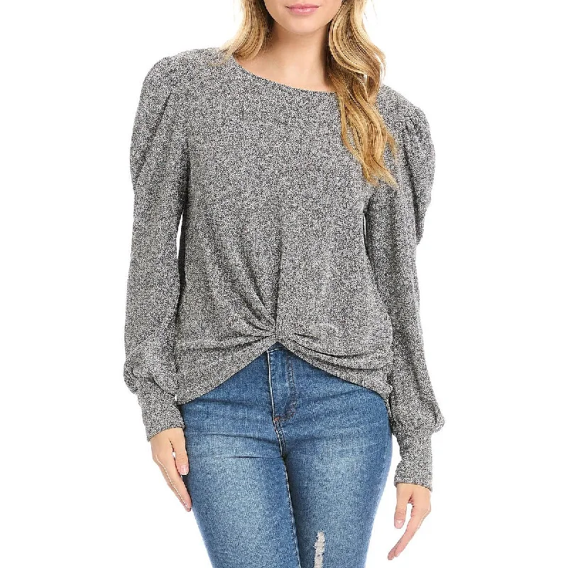 Karen Kane Womens Knot-Front Pullover Top