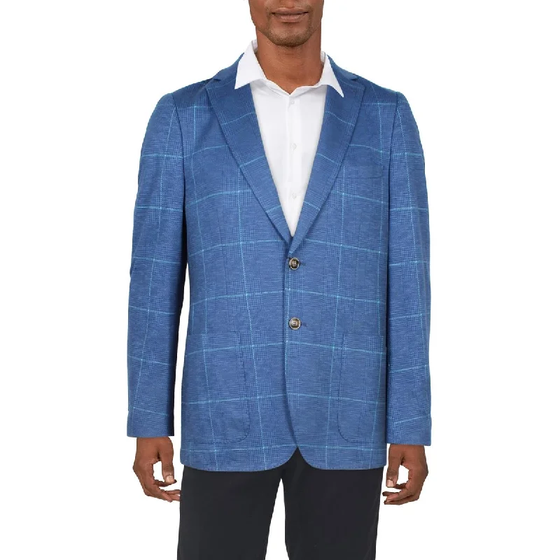 Peter Millar Mens Islip Houndstooth Business Two-Button Blazer