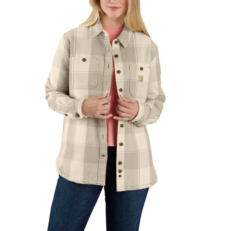 Women's Loose Fit Twill Shirt Jacket 106450