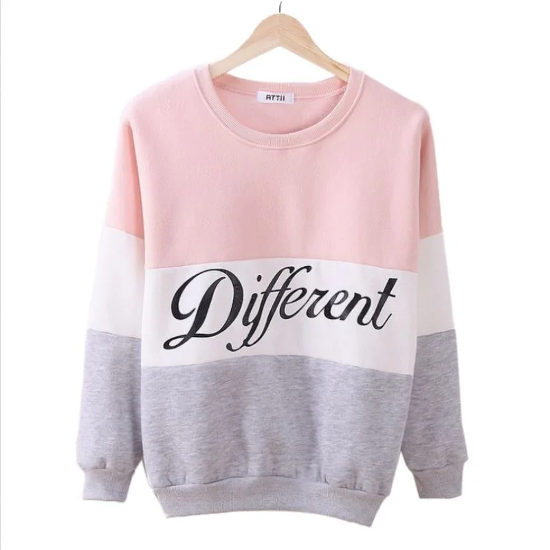 2019 Fashion Women Alphabet Tops Sweat Shirts Jacket Coat Sweatshirt Pullover Tracksuit Cozy Shirt Hot