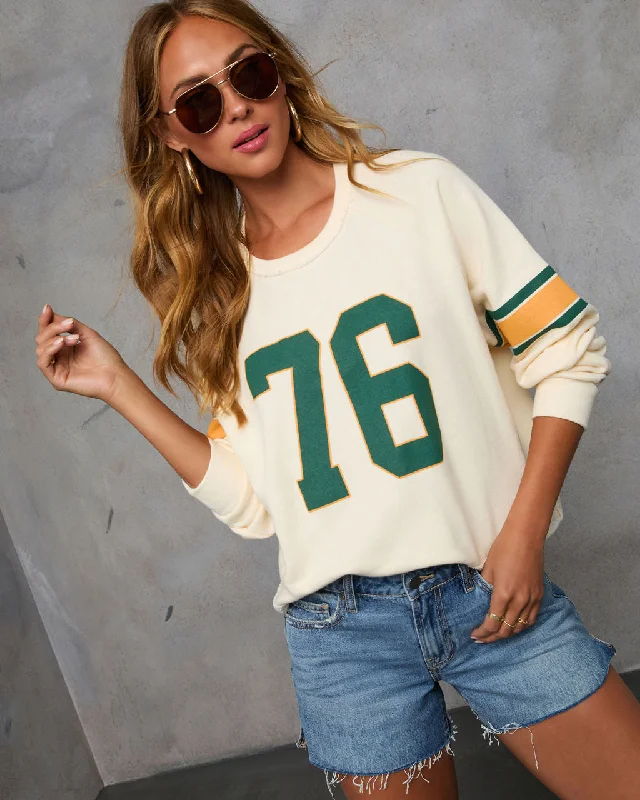 76 Jersey Long Sleeve Graphic Sweatshirt