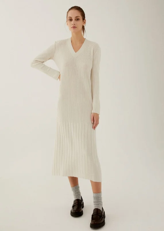 ANNECLAIRE - KNIT WOOL DRESS
