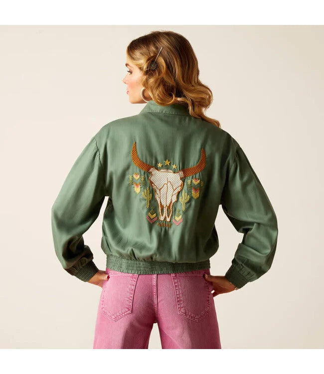 Ariat Wms Edgerton Jacket Duck Green