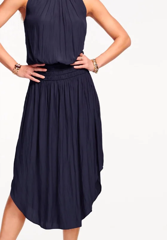Audrey Dress In Cabana Blue