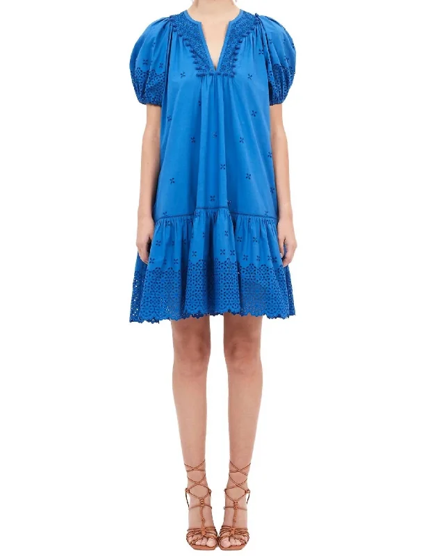 Aurora Dress In Cobalt
