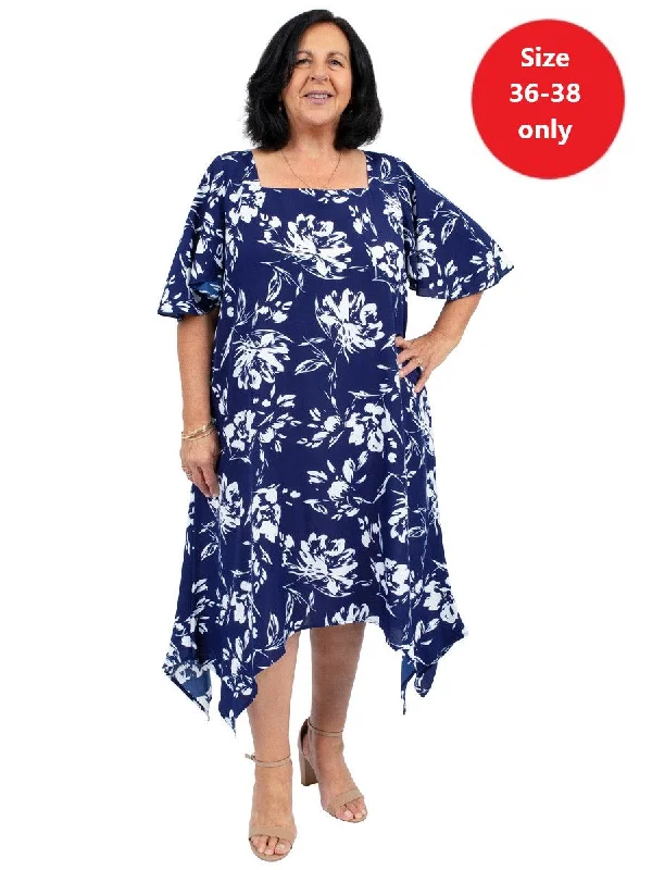 Blue Reflections Dress - Print**