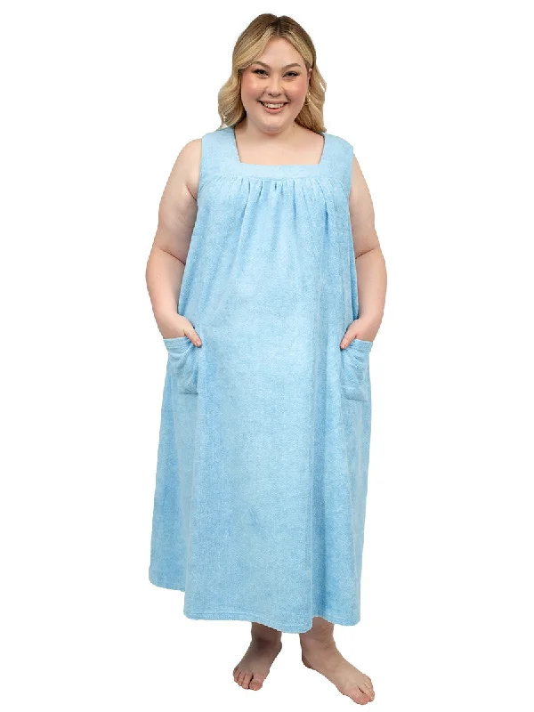 Carina Terry Dress - Blue*