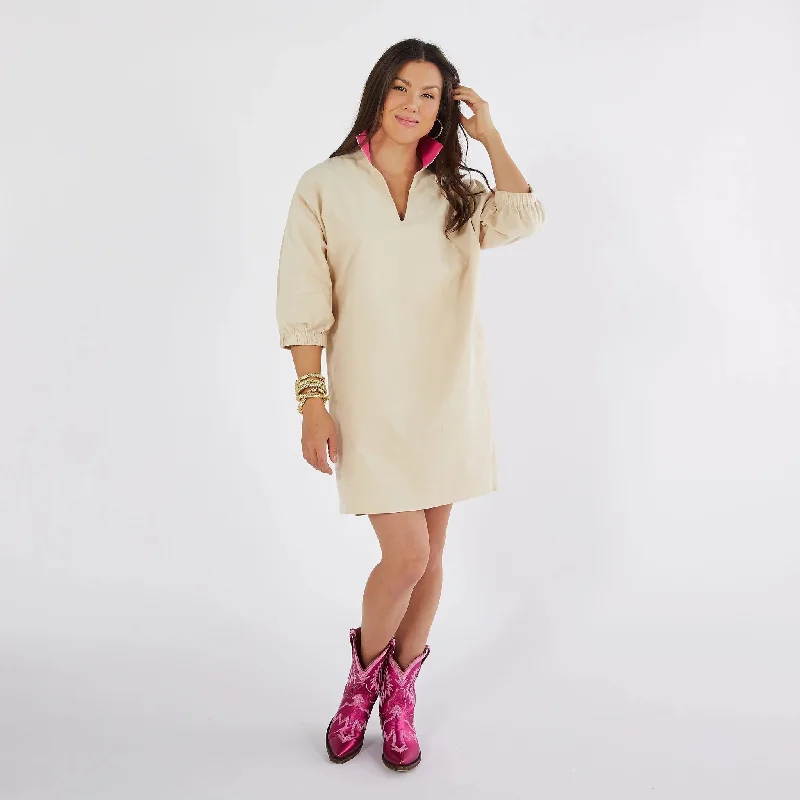 CARYN LAWN - BETSY COLLAR CORDUROY DRESS