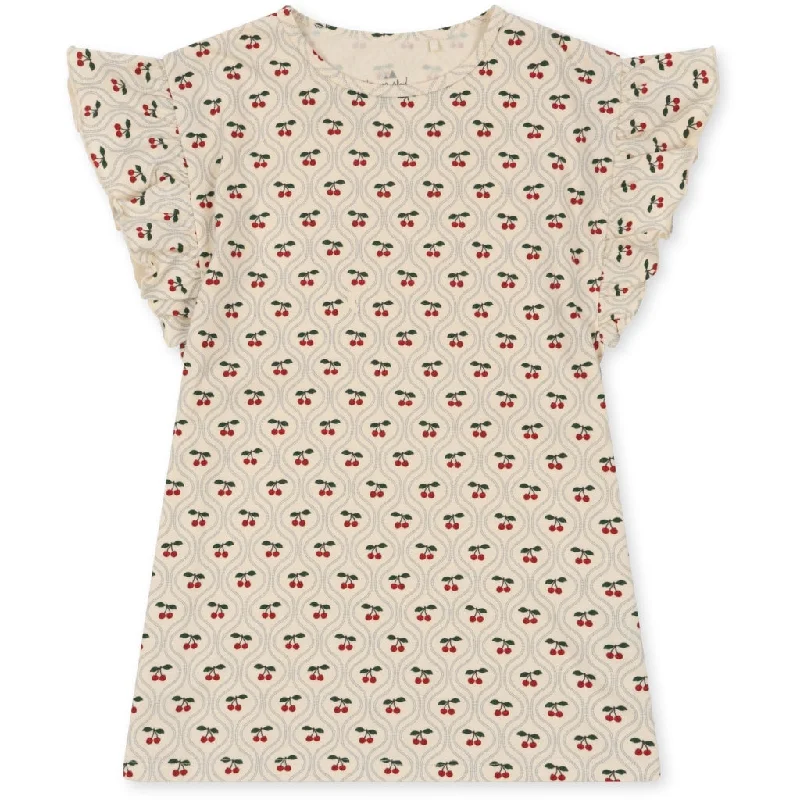 Cherry motif dress by Konges Slojd