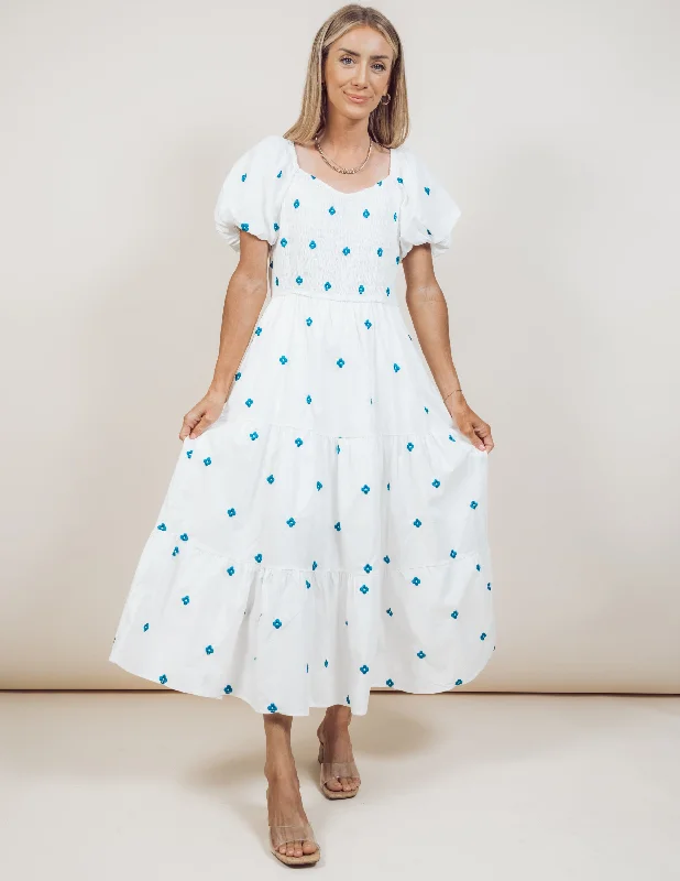 Cora Embroidered Dress