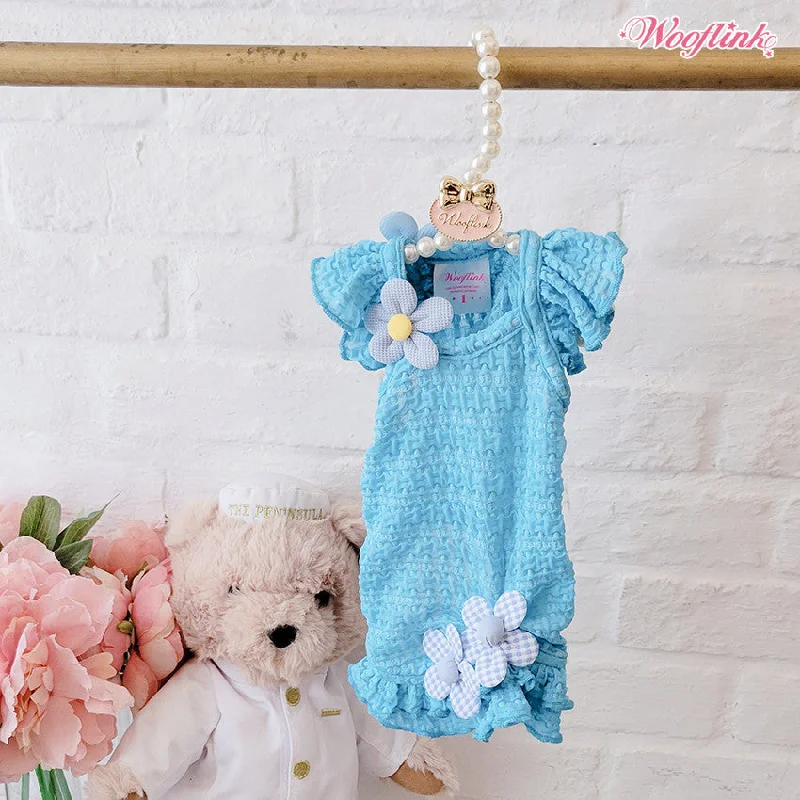 cotton candy summer dress - blue