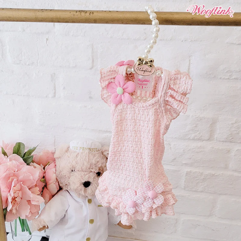 cotton candy summer dress - pink