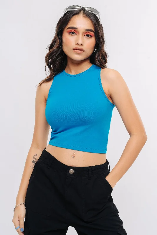 Cyan Tank Top