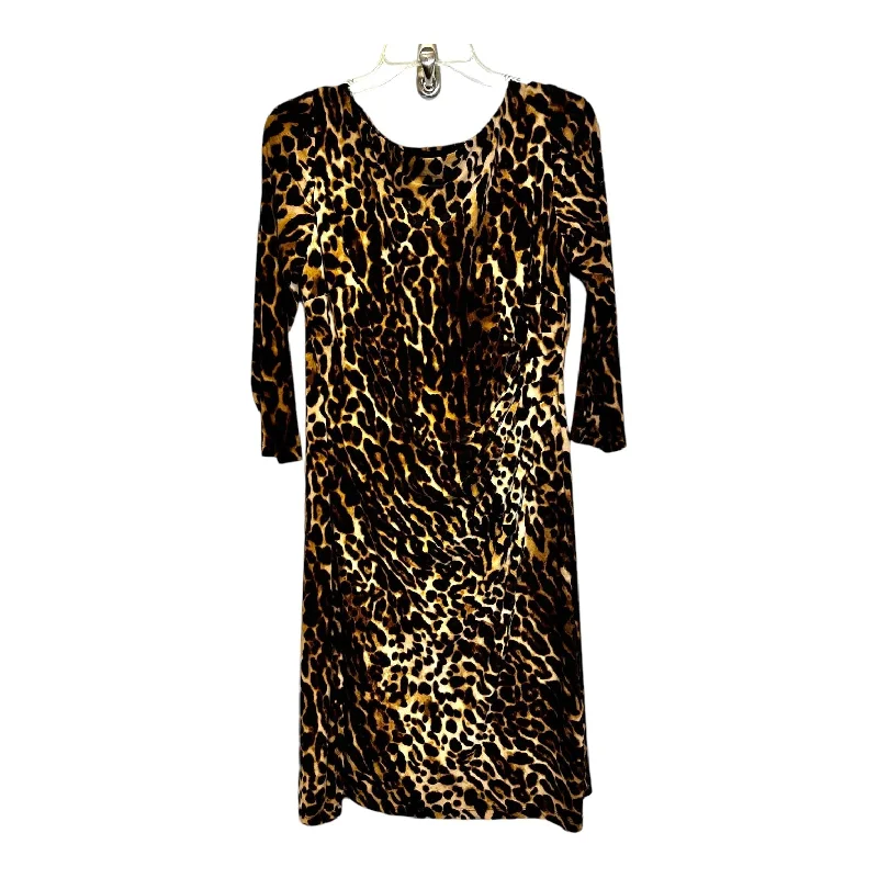 Dress Casual Short By Lauren By Ralph Lauren In Animal Print, Size: 14