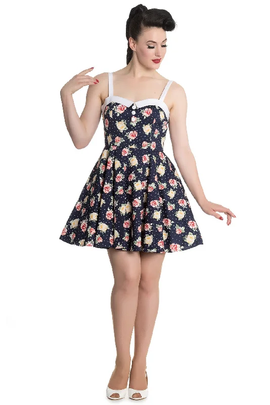 Emma Rose Dress by Hell Bunny