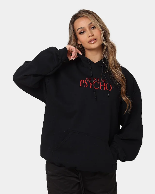 Goat Crew X American Psycho American Psycho Vintage Hoodie Black