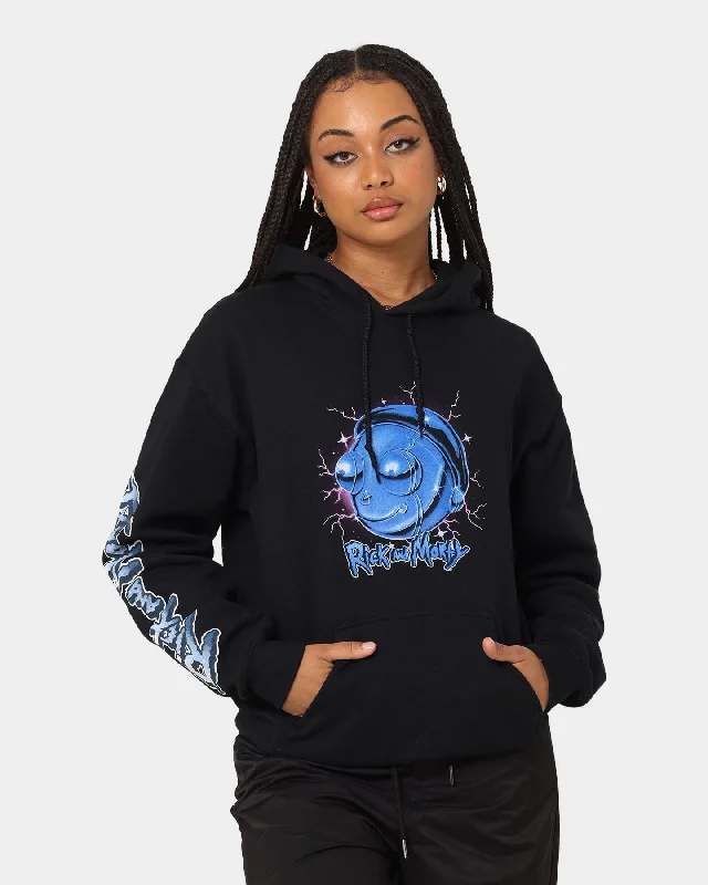 Goat Crew X Rick And Morty Chrome Heads Hoodie Black