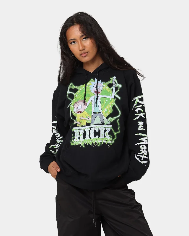 Goat Crew X Rick And Morty Portal Hoodie Black