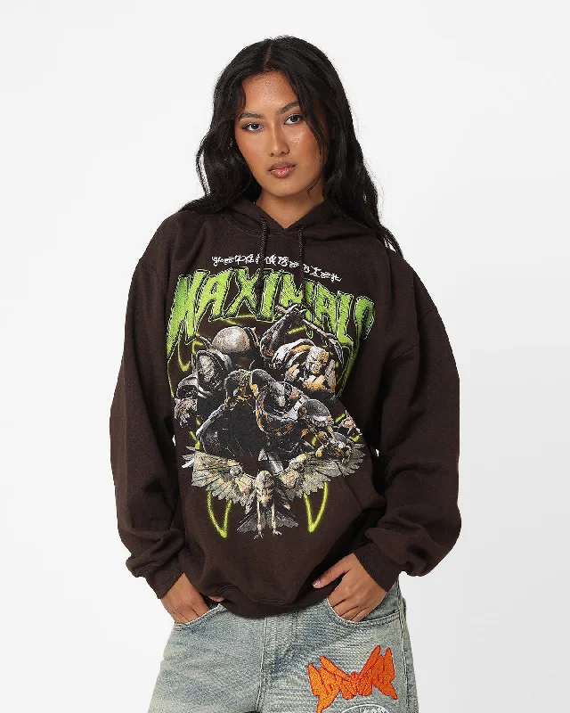 Goat Crew X Transformers Maximals Vintage Hoodie Brown Wash