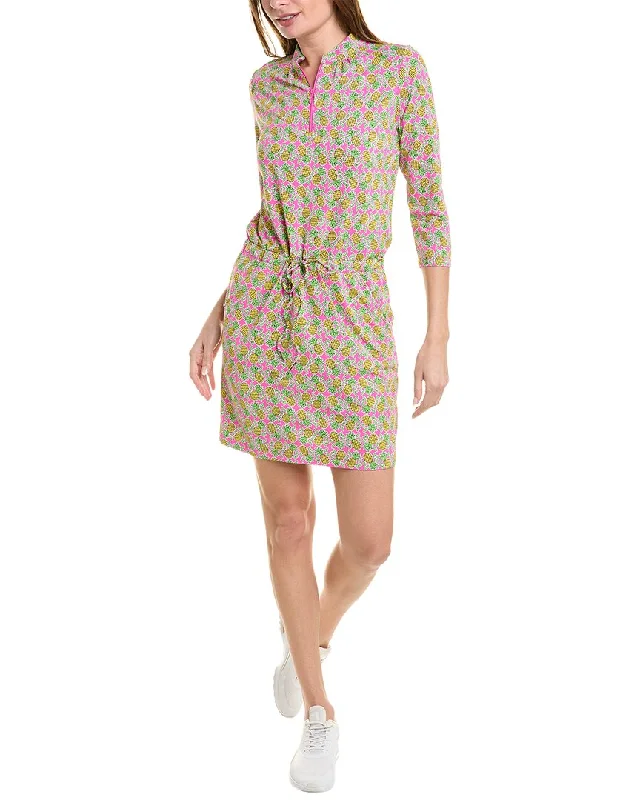 IBKUL 3/4-Sleeve Drawstring Dress