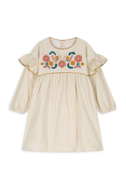 Illia Cream Dress by Louise Misha