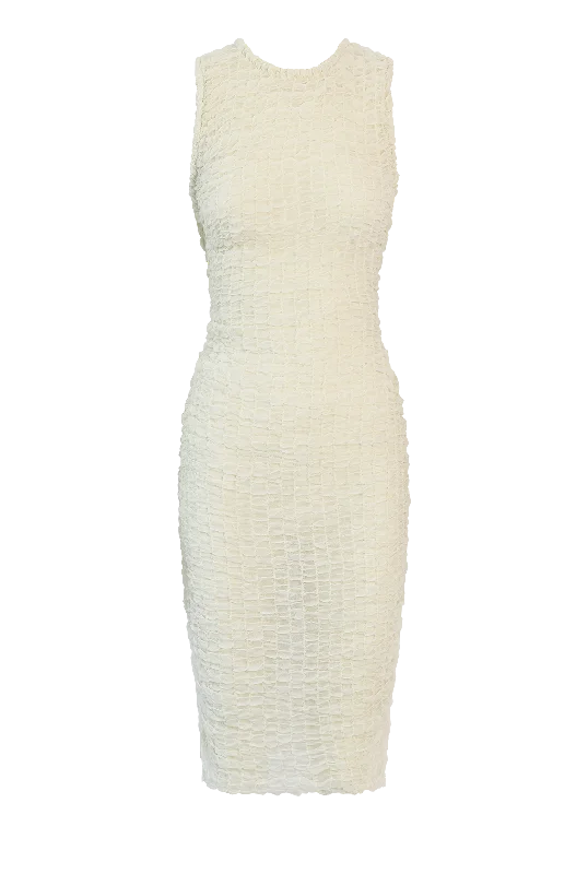 Ivory Smock Dress