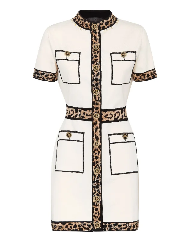 Knit Dress Leopard