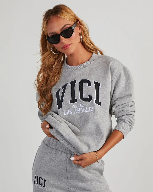 VICI Logo Crew Neck Sweatshirt