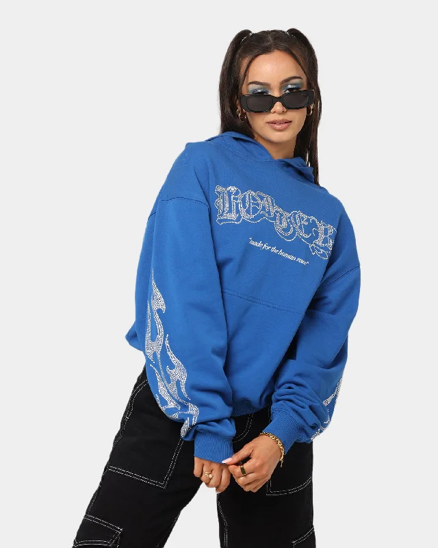 Loiter Cosmic Rhinestone Hoodie Blue