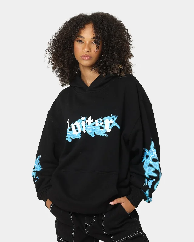 Loiter Electro Butterfly Hoodie Black