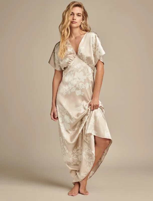 Lucky Brand Women's Printed V Neck Dress