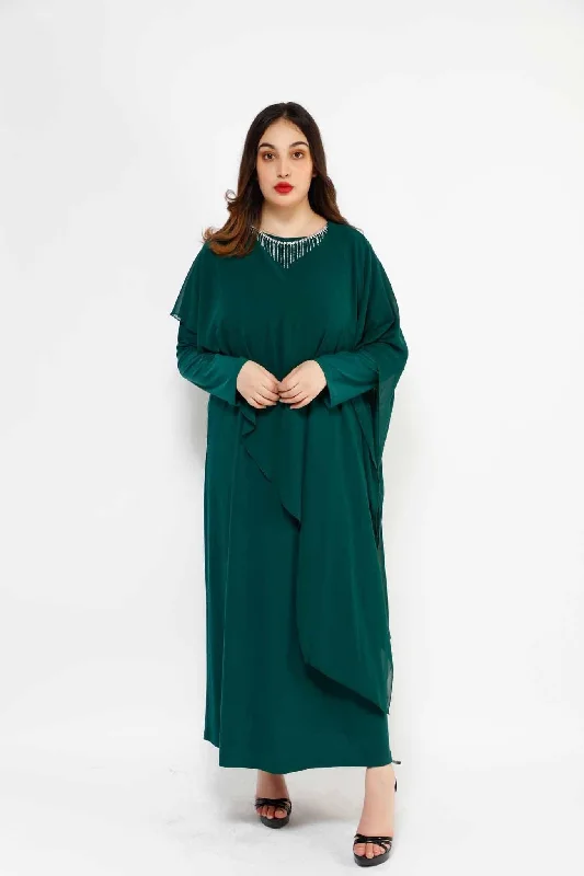 MAKKA 1 JEWELLED NECKLINE DRESS 3103