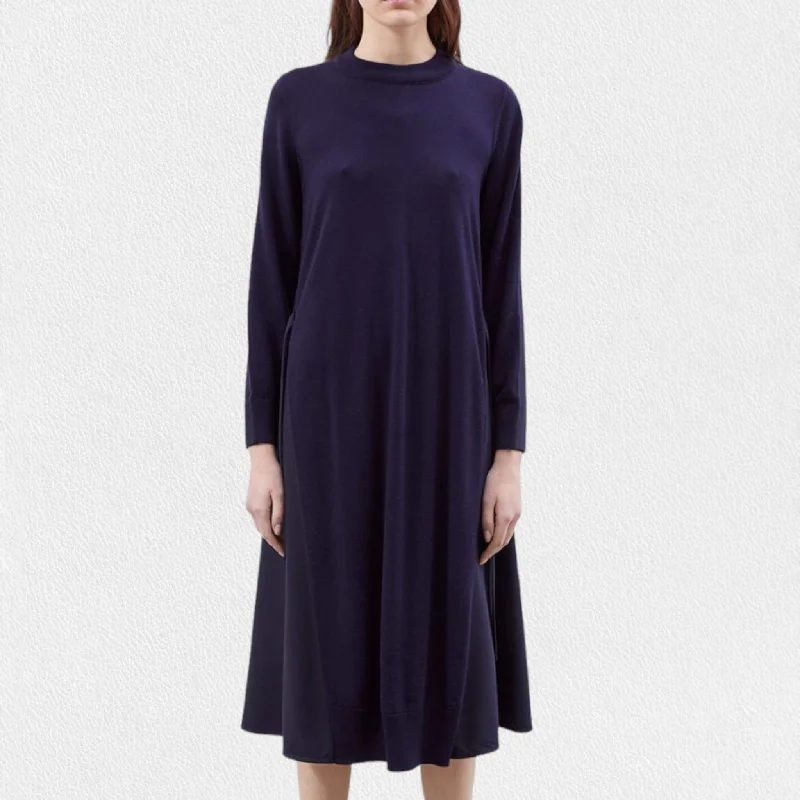 MEIMEIJ - WOOL MIX MEDIA DRESS