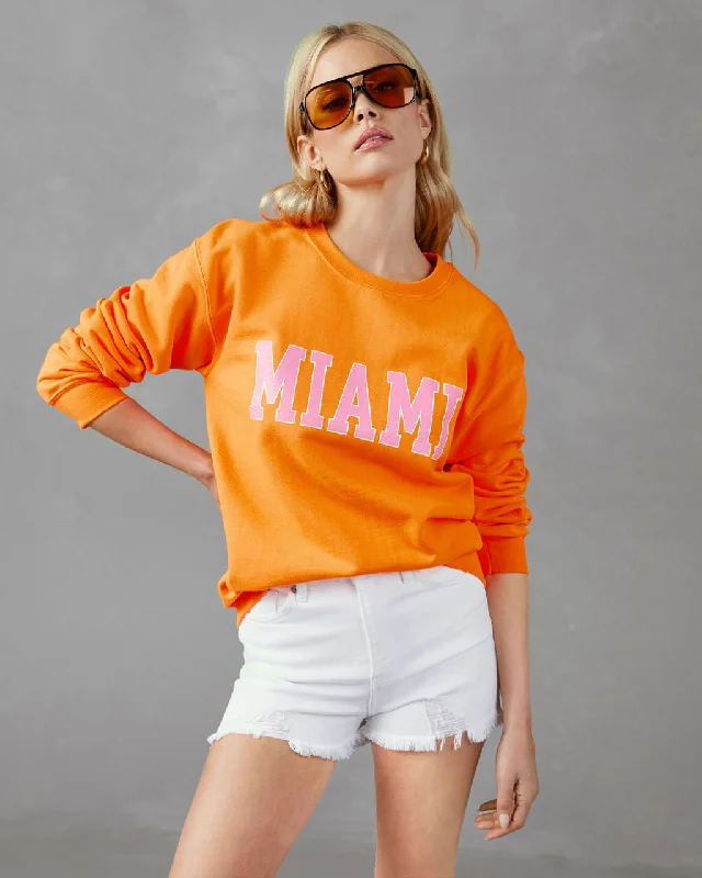 Miami Cotton Blend Sweatshirt