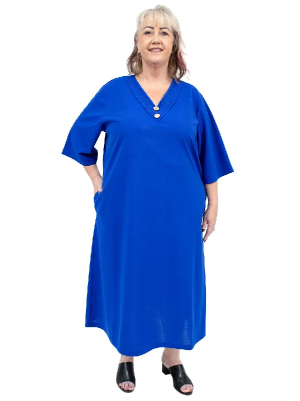 Nikita Dress - Blue*