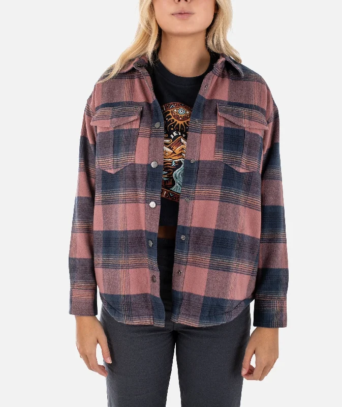 Nivean Flannel Jacket - Mauve