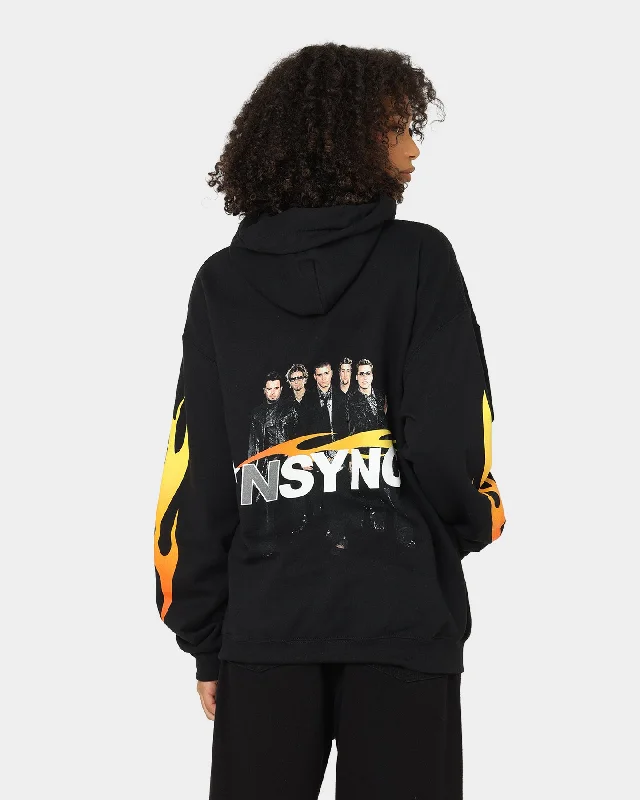 NSYNC Flame Photo Hoodie Black