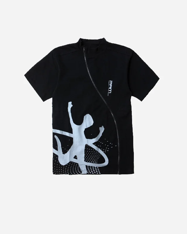 Ellipse asymemetrical Zip Dress
