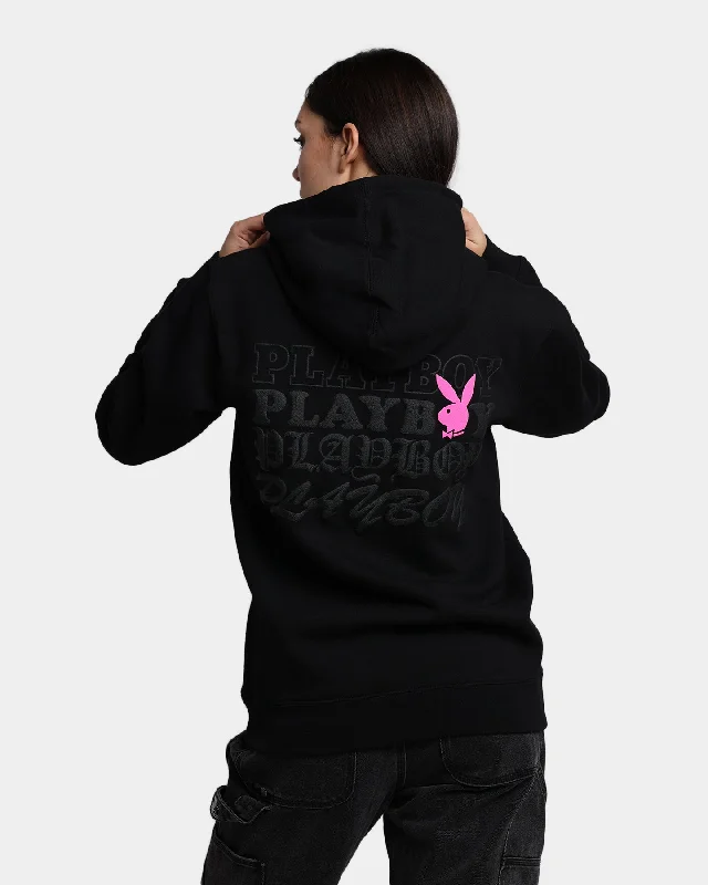 Playboy X Culture Kings Stacked Hoodie Black