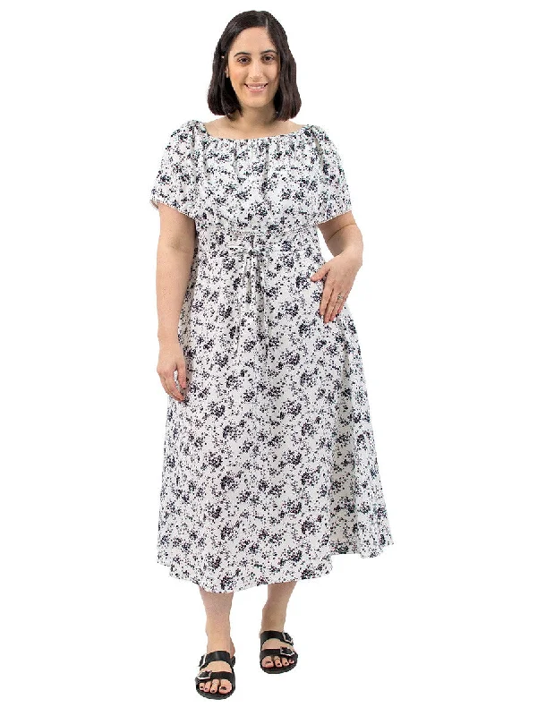 River Side Dress - White Print*