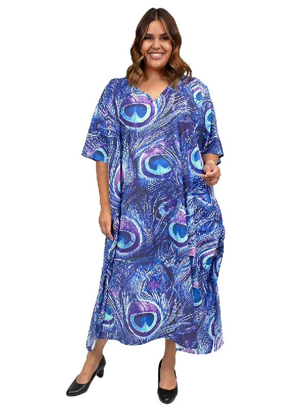 Skylah Kaftan Dress - Print